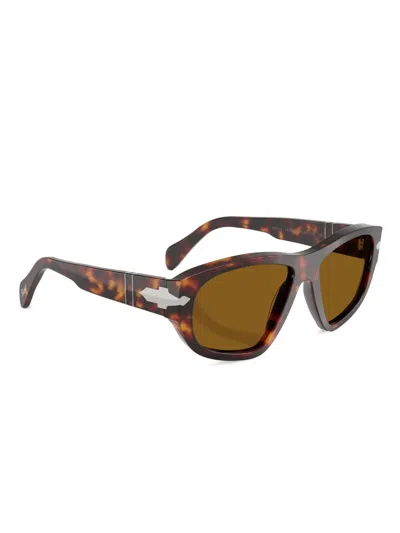 Persol Oversize-frame Sunglasses In Brown