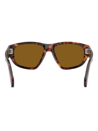Persol Oversize-frame Sunglasses In Brown