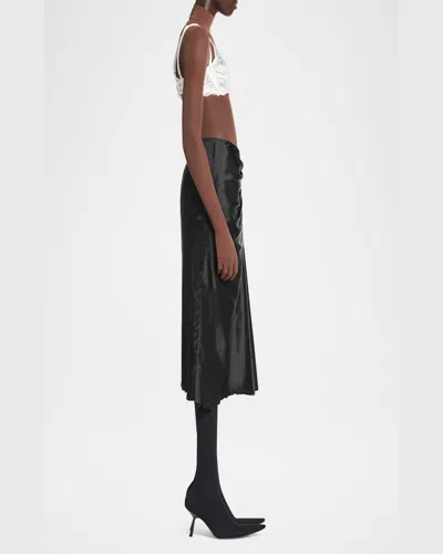 Balenciaga Draped Skirt In Black
