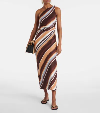 MALAWI缀饰皮革夹趾凉鞋