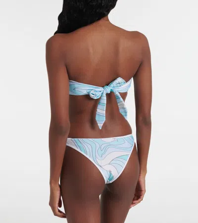 Pucci Marmo Bikini In Blue