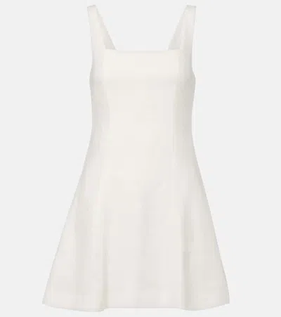 Faithfull Felice Linen Minidress In White