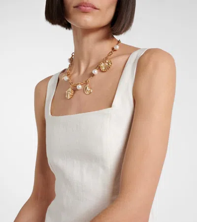 Faithfull Felice Linen Minidress In White