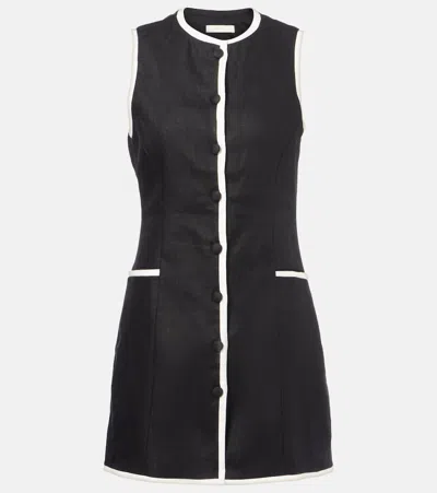 LERIA亚麻迷你连衣裙