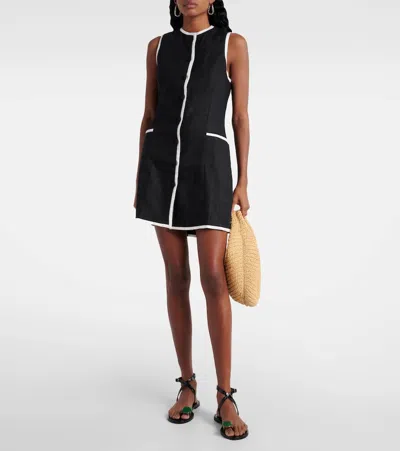 LERIA亚麻迷你连衣裙