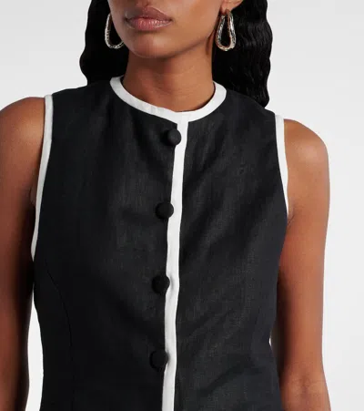 LERIA亚麻迷你连衣裙