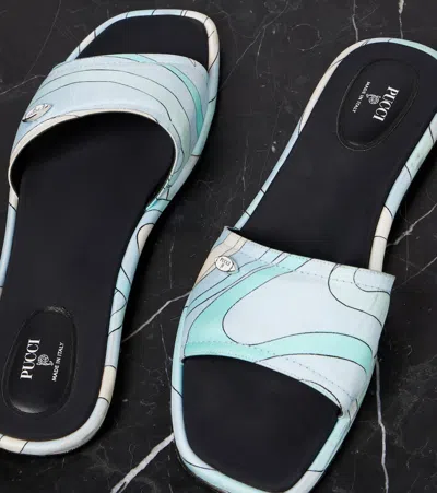 Pucci Yummy Sandals In Blue