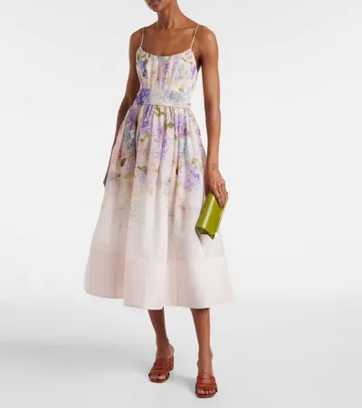 Zimmermann Goldie 65 Leather Mules In Brown