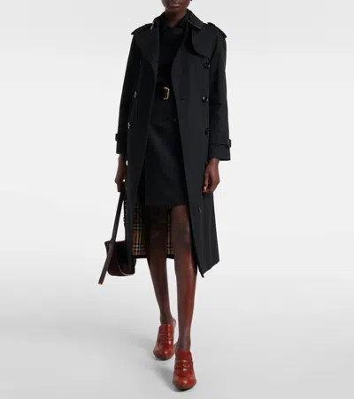 Burberry Potter Stud Embellished Heeled Mules In Brown