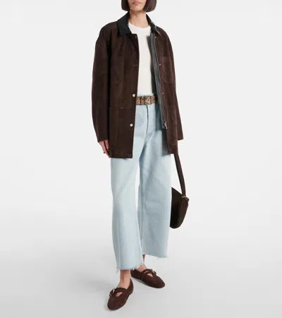 Citizen Of Humanity Citizens Of Humanity Nello Rib T-shirt In Brown