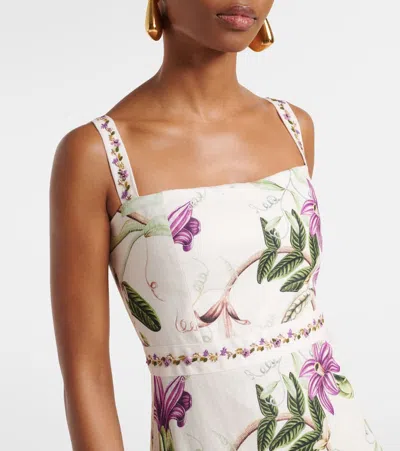 Agua By Agua Bendita Lima Printed Cotton Maxi Dress In Pattern