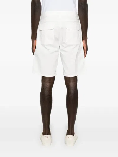 Eleventy Logo-button Cargo Shorts In White