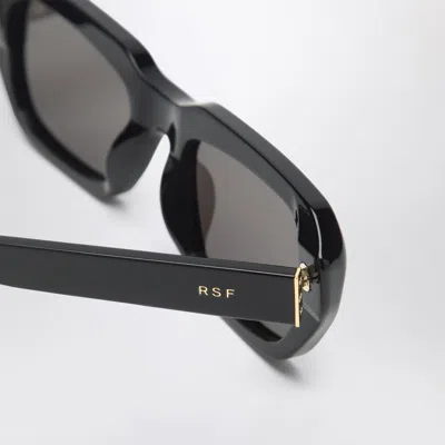 Retrosuperfuture Miles Rectangle Frame Sunglasses In Black
