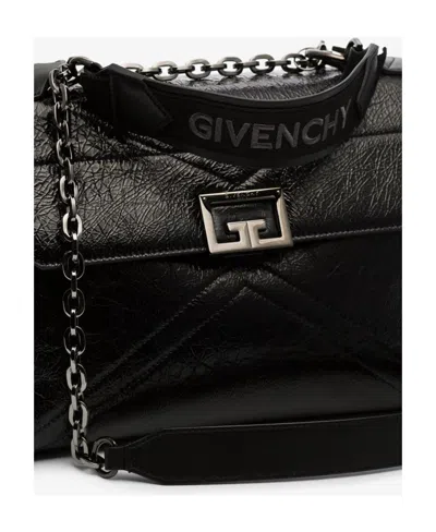 Givenchy Medium Id Shoulder Bag In Black
