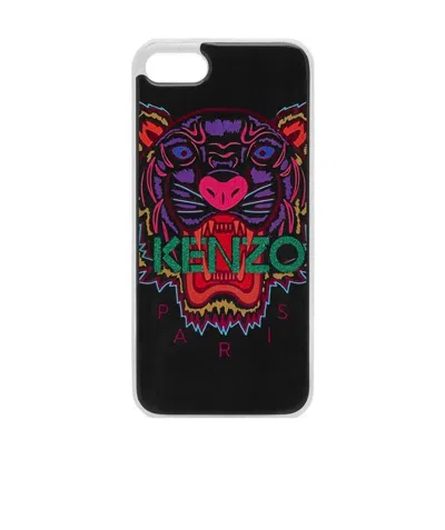 Kenzo Black Tiger Iphone 7 And 8 Phone Case In Black