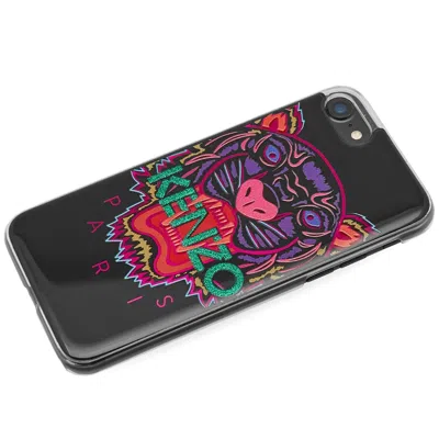 Kenzo Black Tiger Iphone 7 And 8 Phone Case In Black
