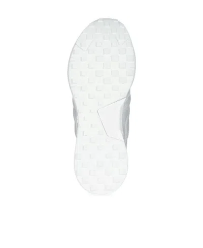 Givenchy Metallic-effect Leather Sneakers In White