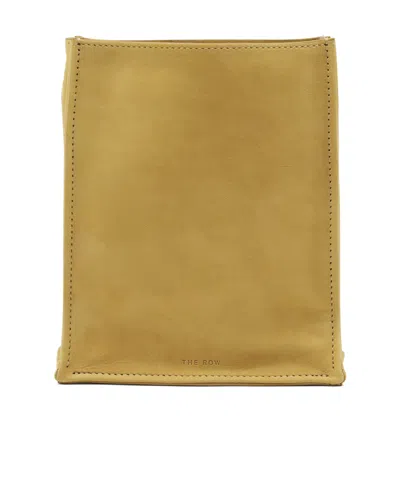 The Row Rectangular Shoulder Bag In Nude