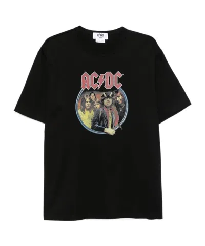Junya Watanabe Ac/dc T-shirt In Black