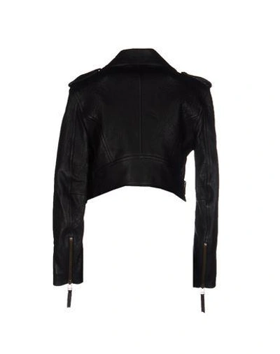 Shop Faith Connexion Biker Jacket In 黑色