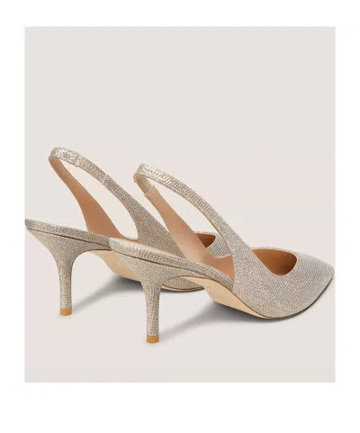 Stuart Weitzman Pointed High-heeled Sandals In Nude
