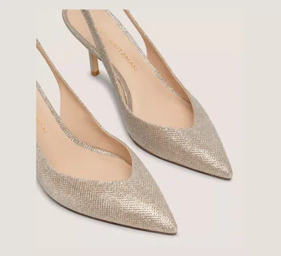 Stuart Weitzman Pointed High-heeled Sandals In Nude