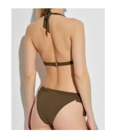 Balmain String Bikini Set In Green