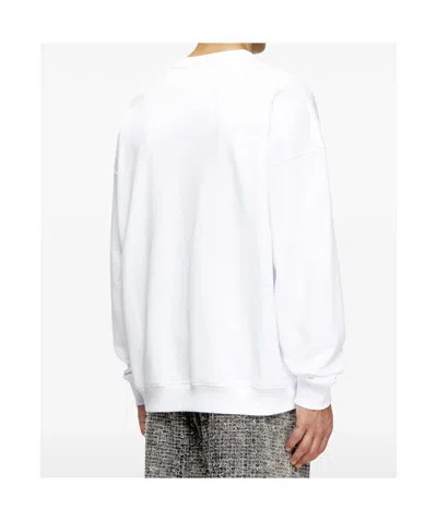 Diesel Sweatshirt In White