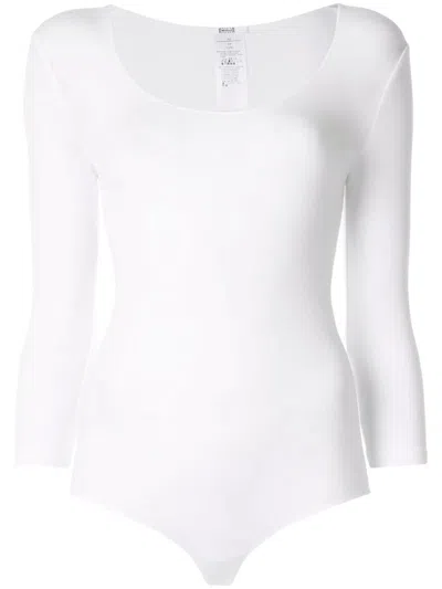 Wolford Tokio Thong Bodysuit In White