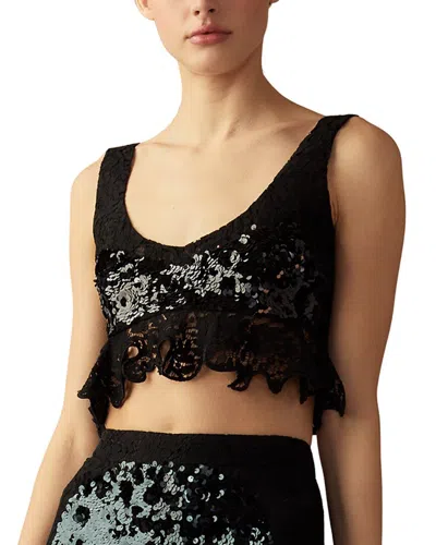 Cynthia Rowley The Cosmo Sequin Knit Top