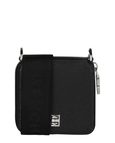 Givenchy Leather Wallet On Chain In Black