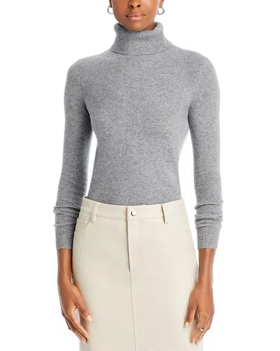 C By Bloomingdale's Cashmere Turtleneck Sweater - Exclusive In Medium Gray