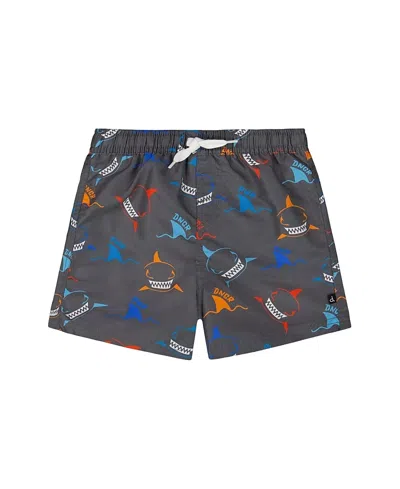 Deux Par Deux Boys' Printed Boardshorts - Little Kid In Multicolored