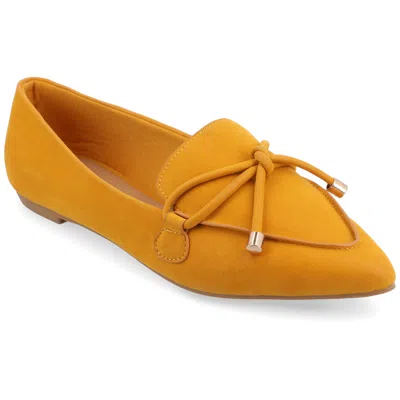 Journee Collection Muriel Loafer Flat In Yellow