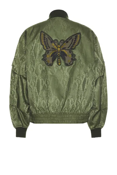 Needles Embroidered Patch Jacket In Olive