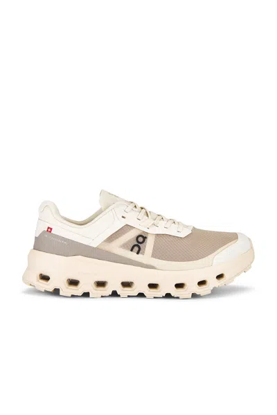 On Multicolor Mesh And Rubber Cloudvista Sneakers In Cream & Desert