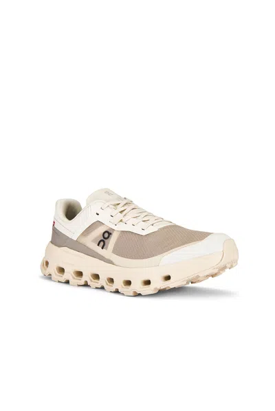 On Multicolor Mesh And Rubber Cloudvista Sneakers In Cream & Desert