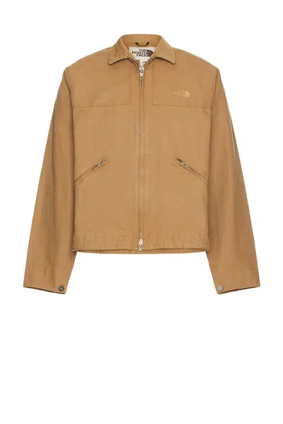 The North Face Men's Canvas Cedar Jacket In Utility Brown