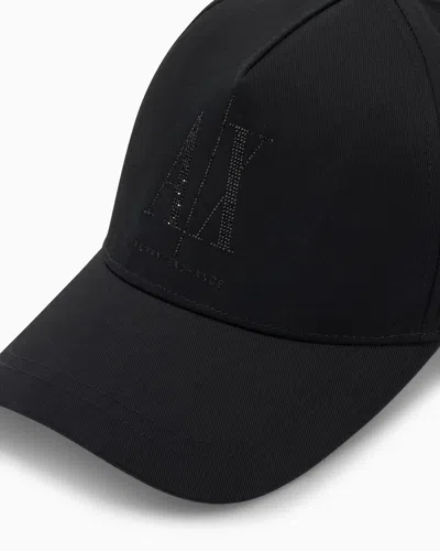 Armani Exchange Icon Logo Hat In Black