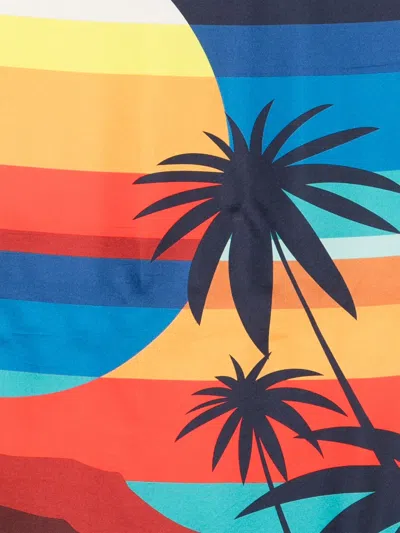 Dsquared2 Habotai Scarf In Multi