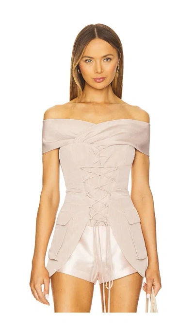 OFF SHOULDER TIE 上装