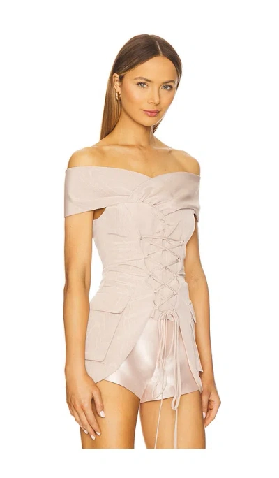 OFF SHOULDER TIE 上装