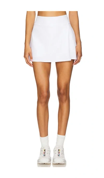 Beyond Yoga Space Dye Points Crossover Skirt In Cloud White