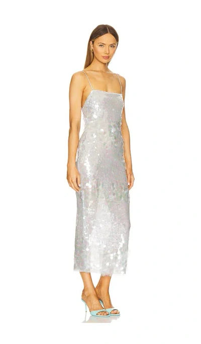 Retroféte Alana In Cyan Polyester In Blue