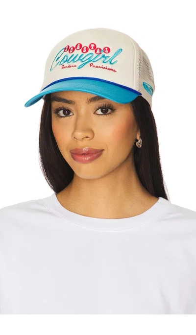 Sendero Provisions Co. Coastal Cowgirl Hat In White & Blue