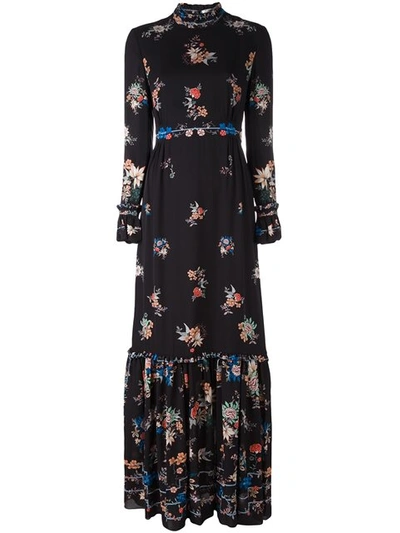 Vilshenko Sinead Floral-print Silk Maxi Dress | ModeSens