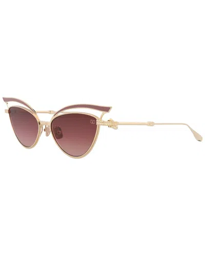 Valentino Eyewear Cat-eye Sunglasses In Brown