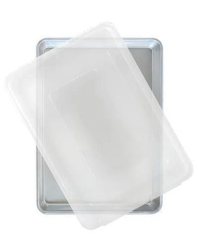 Nordic Ware Big Batch Pan With Lid In Silver