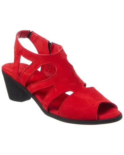 Arche Sorako Leather Sandal In Red