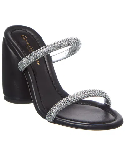 Gianvito Rossi Eline 95 Crystal-embellished Mules In Black